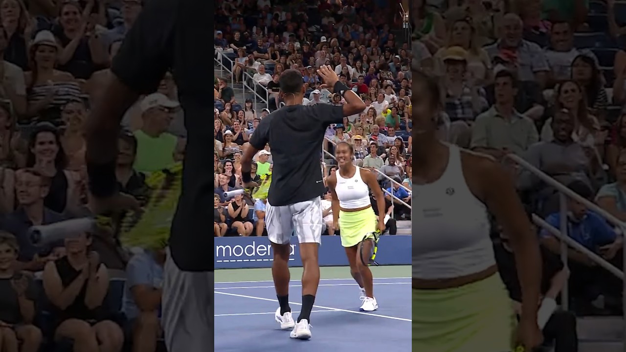 Leylah Fernandez's PERFECT lob! 🙌