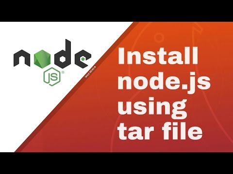 How to Install Node.js in Ubuntu Using tar file