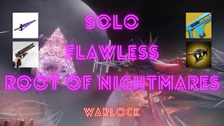 Destiny 2 - Solo Flawless Root of Nightmares | Warlock | Season of Witch