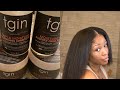TGIN hair products| Relaxed hair| low porosity| Week 8
