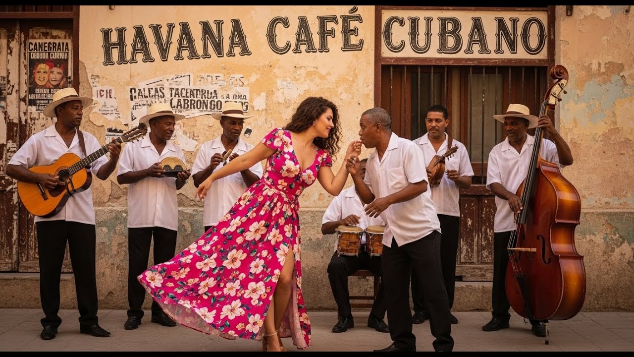 Café Cubano Music 🎹: Caribbean Café Nights & Gentle Piano Jazz • mix77