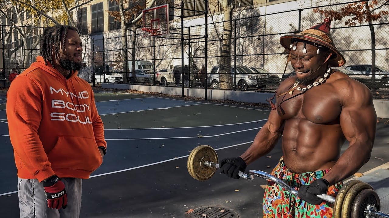 Самая ИНТЕНСИВНАЯ тренировка по калистенике в Нью-Йорке (только для смельчаков) @healthy_is_hands...