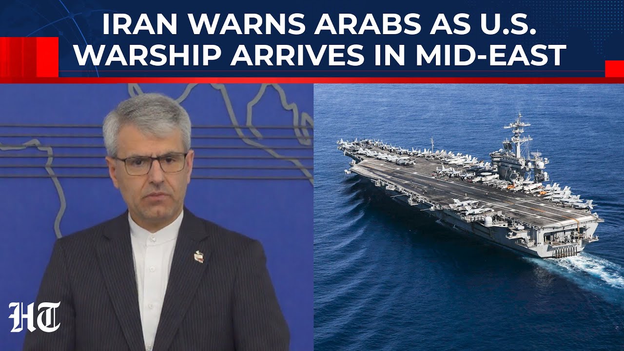 On TV, Iran's Final Warning To USA's Arab Allies As Trump's Aircraft Carrier Arrives In Middle East