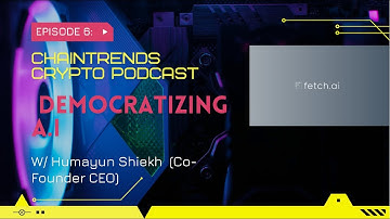 Democratizing A.I / w/ Humayun Sheikh (Fetch.ai Co-Founder CEO) #crypto #ai