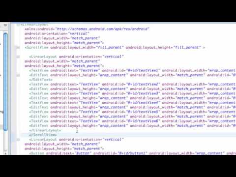 Android Application Development Tutorial   35   XML ScrollView and AnalogClock   YouTube