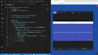2. first example in flutter