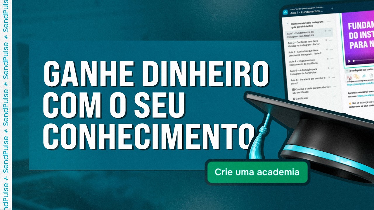 Criador de Cursos Online da SendPulse