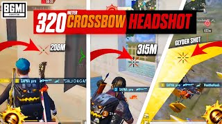 320m CROSSBOW🏹 HEADSHOT 😱 | Impossible Shot in BGMI!” (CROSSBOW 🏹 PLAYER) SOLO OG #bgmi #pubgmobile 