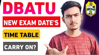 DBATU EXAM NEW DATE'S RELEASED || FAKE OR REAL?