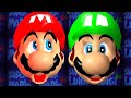 Super Mario 64 - Mario Vs. Luigi Race - Full Game 4K60FPS