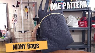 How to make a Stylish Backpack | One Pattern Many Bags 