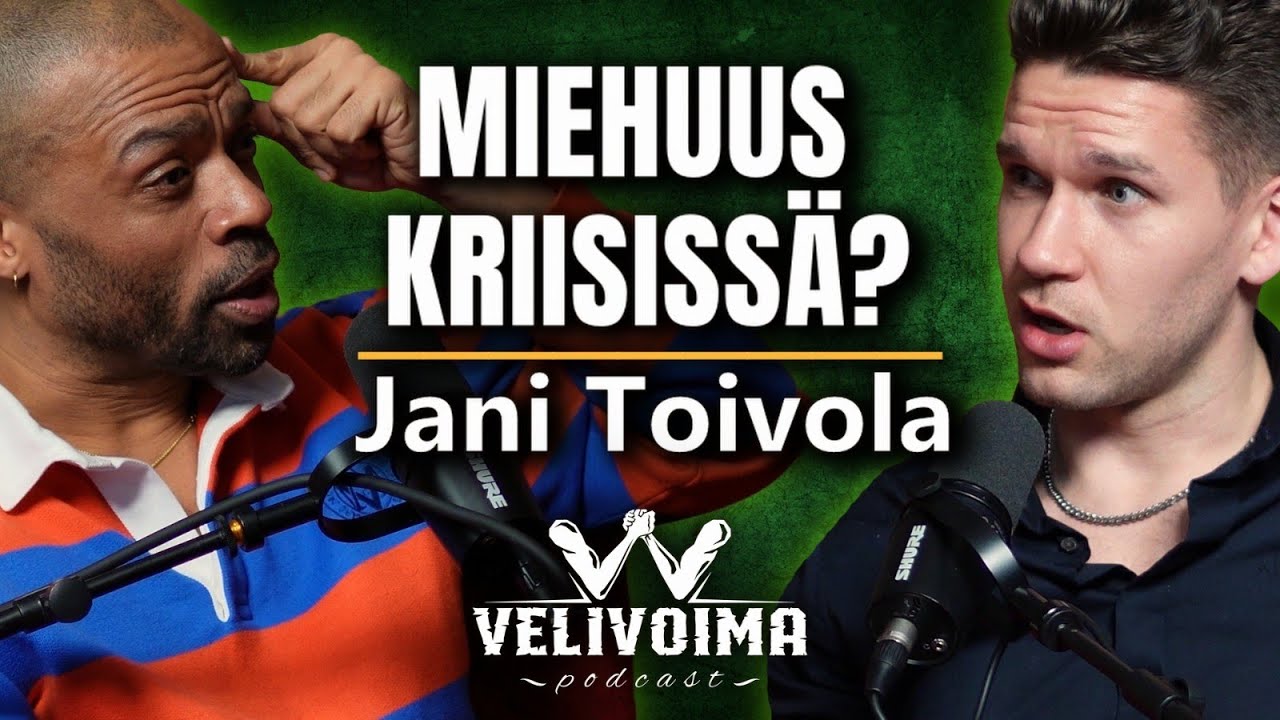 Miksi miehen erilaisuus koetaan uhkana? | Jani Toivola VeliVoima podcast jakso 38