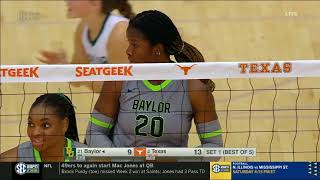 Texas vs Baylor  FULL MATCH | College women's volleyball | NCAA volleyball 2025