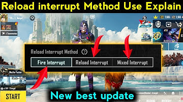 bgmi reload interrupt method | PUBG reload interrupt method | full explain/guide New update best