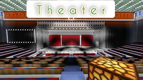 Theater mini block craft 3d