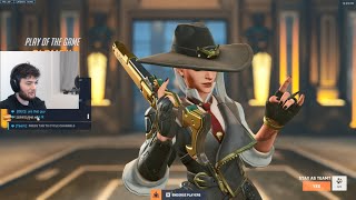 Overwatch 2 Human Aimbot Dafran Literally Destroys Whole Enemy Team As Ashe &amp; Widowmaker