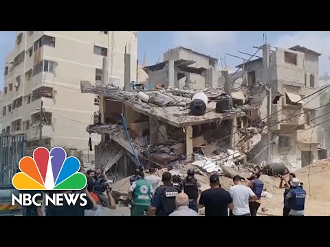 Watch: Video Captures Moment Israeli Airstrike Destroys Home Of Suspected Islamic Jihad Member