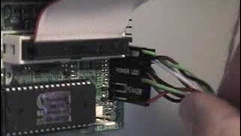 2002 Computer front panel connectors explained