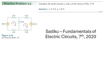 Practice Problem 3.5 - (2020) Fundamental of Electric Circuits (Sadiku) 7th Ed