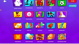 chơi tất cả các mini game trong stickman party screenshot 1