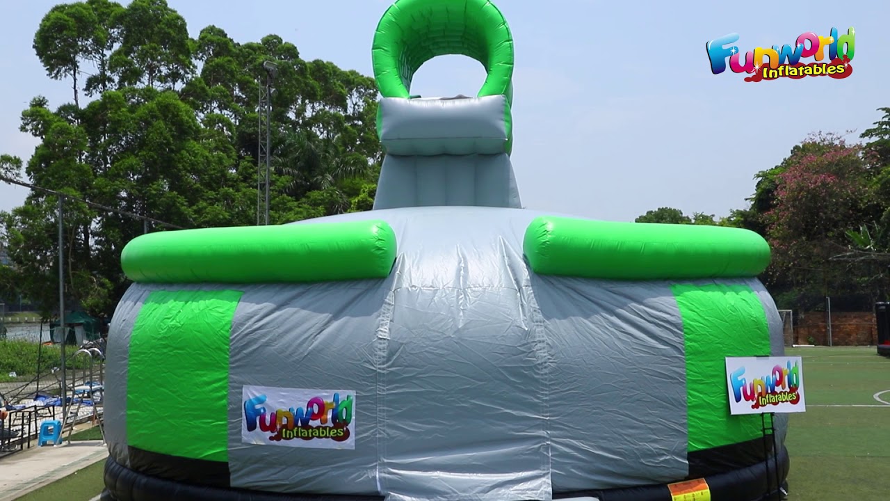 Inflatable jumping airbag