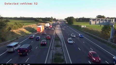 Vehicle detection and counting OpenCV HOG+SVM