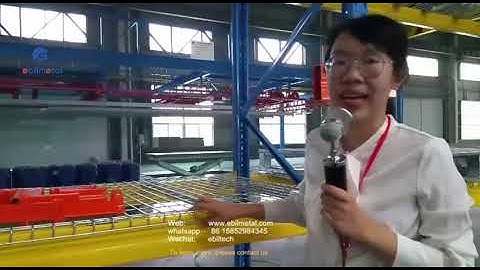 At the scene of the EBILMETAL heavy duty pallet rack is introduced