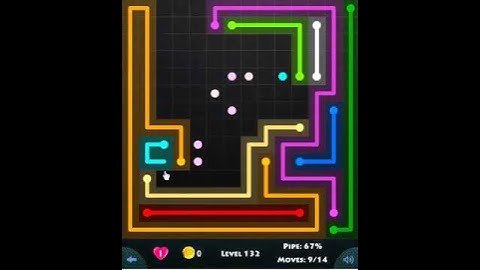 flow game facebook - jumbo pack level 132 Connect the dots