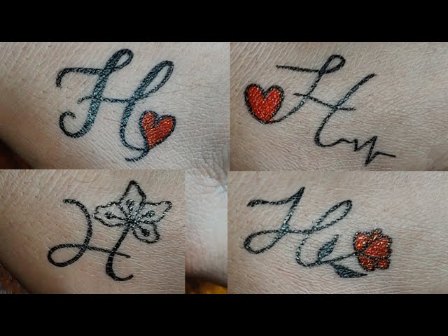 Tattoo Design Flower H Digital Download - Etsy