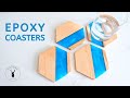 Wood & Epoxy Hexagon Coasters