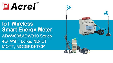 ADW300&ADW310 Wireless Smart Energy Meter [4G, WiFi, LoRa] | Introduction Video | Acrel Electric