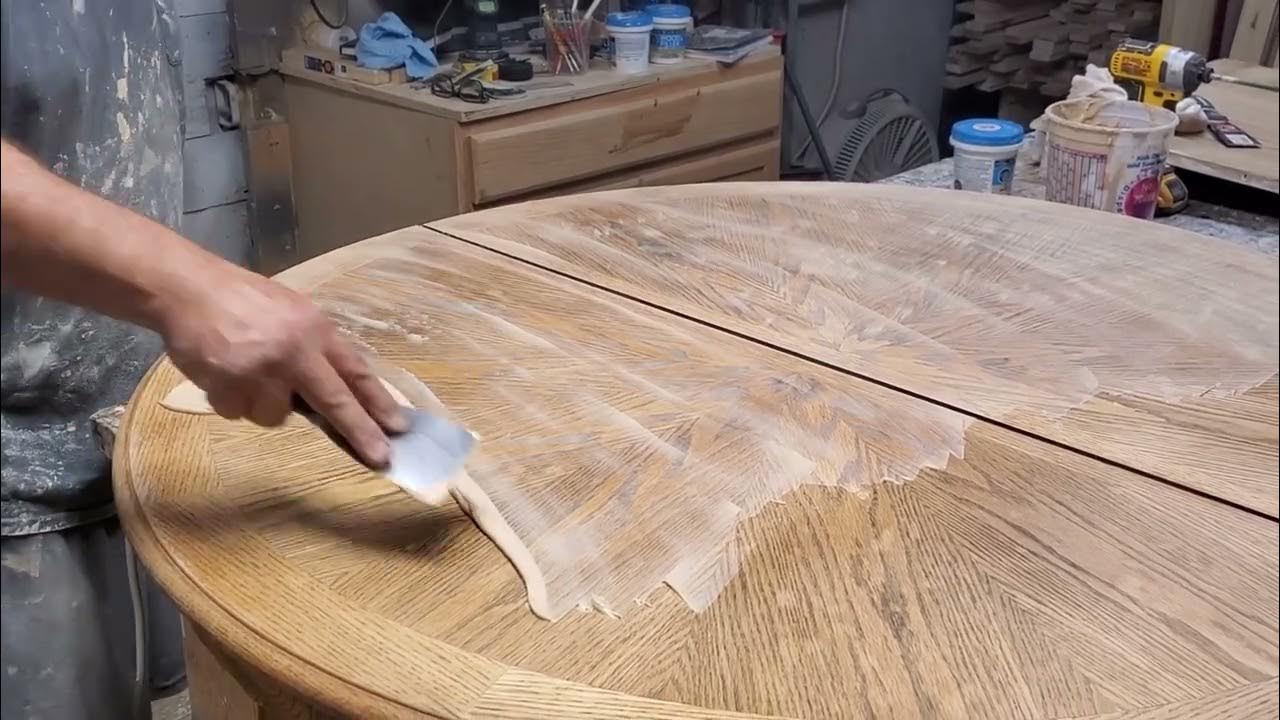 How to fill oak grain before primer. Part 1. YouTube