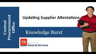 Updating Supplier Attestations