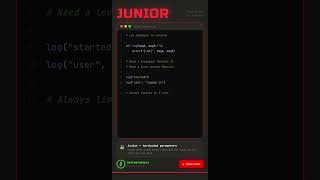 Junior vs Senior Python Developer 🐍 | This Code Shows the Difference! #ytshorts #coding #python