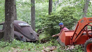 Oval Vw Beetle Rescue | STUCK Engine  Rare 1956 Engine is Seized!