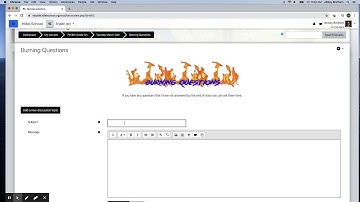 How to use FORUMS on moodle.