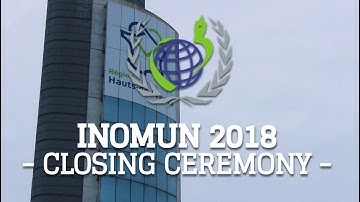 INOMUN - 2018 EDITION | CLOSING CEREMONY