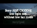 Sony HDR-CX700VE Camcorder - lowlight test footage