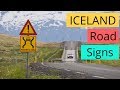 Road Signs For Driving in Iceland