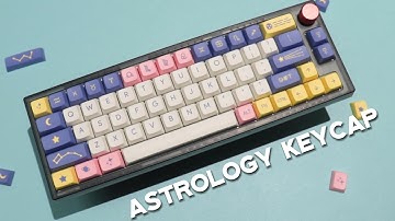Astrolokeys Keycap ISO ANSI Layout with 6.25u, 7u Spacebars