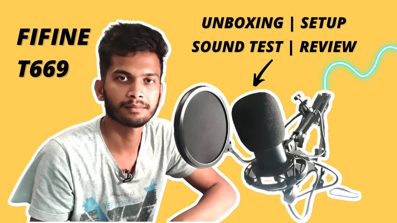 FIFINE T669 USB Condenser Mic Setup and Review Best Budget Condenser