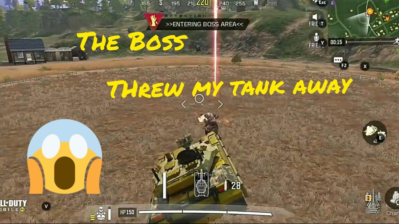 Cod Tank Boss The Boss just threw my tank. - COD Mobile - YouTube