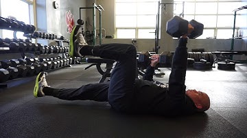 Single-Arm Single-Leg Deadbug Alt. DB Floor Press
