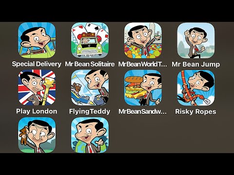 Mr Bean: Special Delivery,Mr Bean: Solitaire,Mr Bean: World Tour,Jump,Play London,Flying Teddy