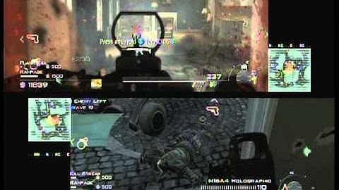 Call Of Duty MW3 Splitscreen Survival Mode Resistance Part 3