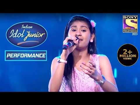 Nithyashree's Performance On 'Barso Re' Gets Standing Ovation | Indian Idol Junior 2