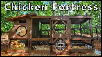 Predator Proof Chicken Coop Tour - Low Maintenance, Rainwater, Deep Litter