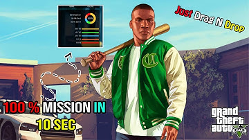 100% Game Save -How To Skip/Complete All Mission, Play/Skip Any Mission Open Full Map - GTA 5