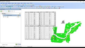 Tool Mapinfo: Kẻ bảng dữ liệu trên bản đồ