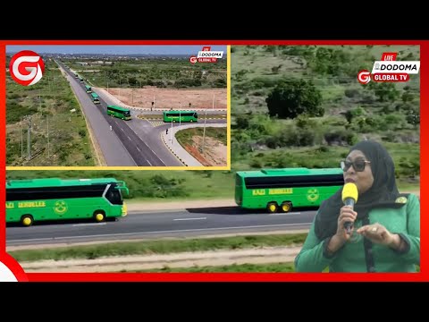 VIDEO MSAFARA WA MABASI YA KIJANI UKIMSINDIKIZA RAIS SAMIA KUCHUKUA FOMU